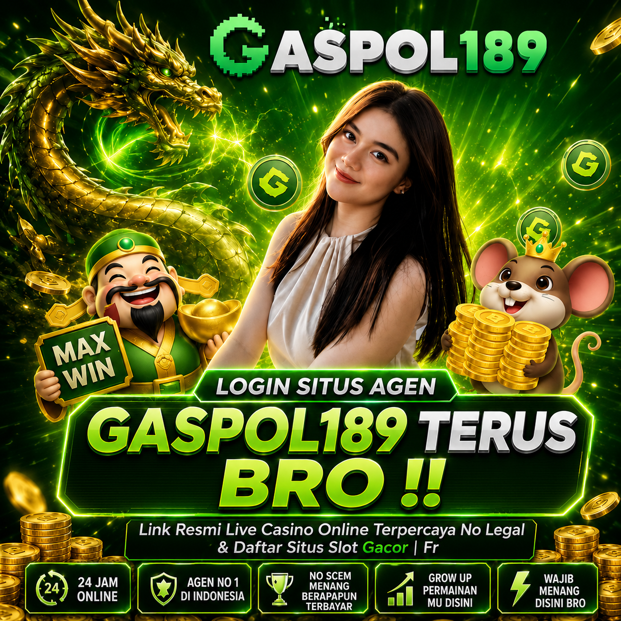 Gaspol189 :Link Resmi Live Casino Online Terpercaya No Legal & Daftar Situs Slot Gacor | Fr image 1