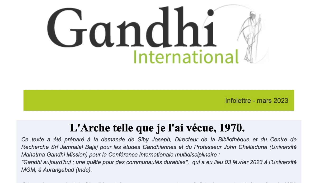 Infolettre Mars 2023