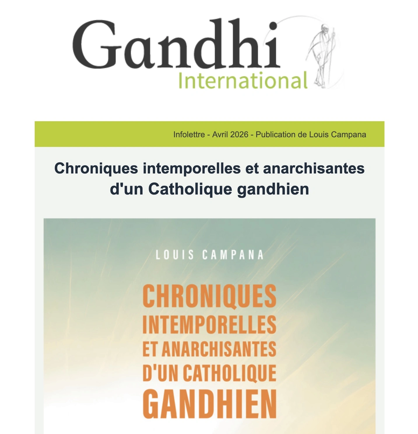 Avril 2026 - Publication de Louis Campana